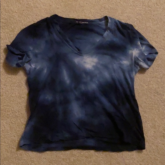Brandy tie dye v neck shirt